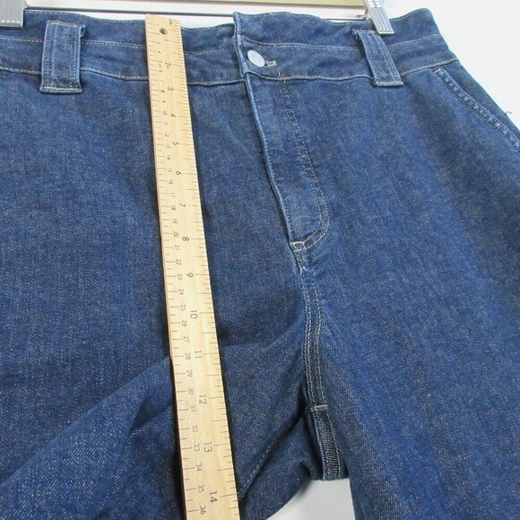 J. Crew Wide Leg Denim Pants - Blue - Picture 4 of 15